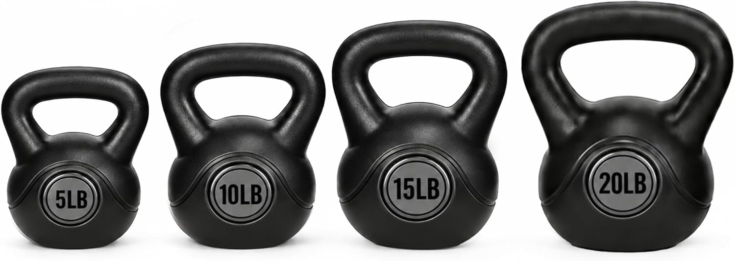 Kettlebell - Conjunto de Kettlebells para Treino de