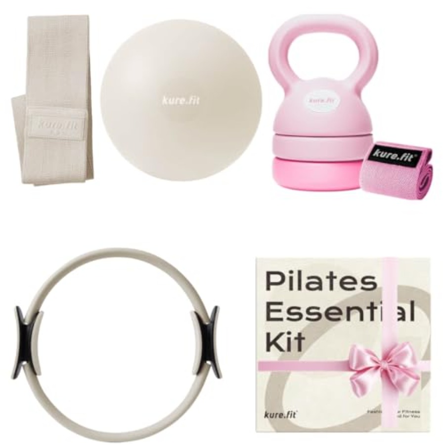 Kettlebell - Kettlebell Ajustável Rosa de 5lb a