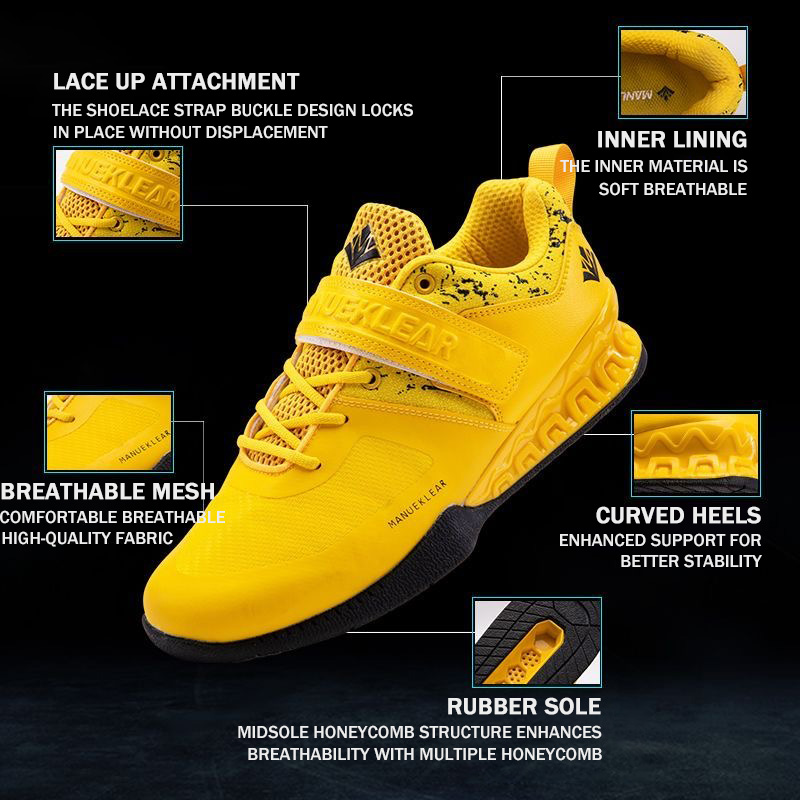 2025 novo gancho loop ginásio  - Weightlifting Shoes avaliação e preço