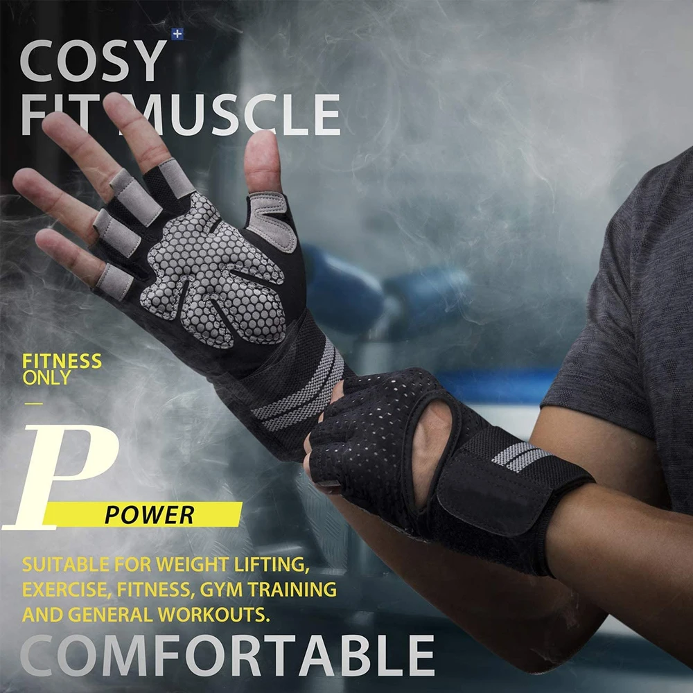 Luvas de ginástica meio dedo c - Weightlifting Gloves avaliação e preço